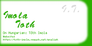 imola toth business card